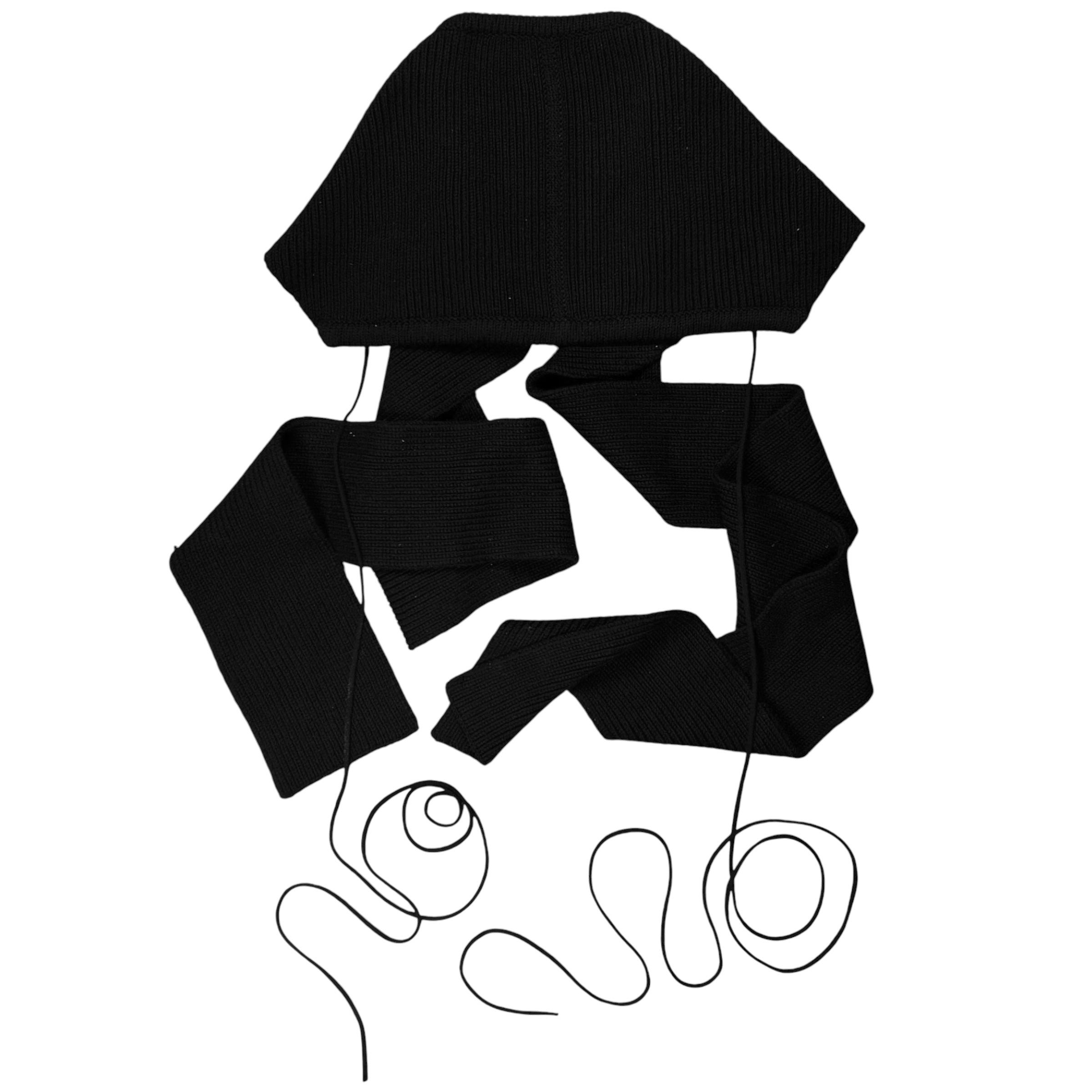 Dior Homme Lumiere Du Nord Wrap String Cashmere Scarf - AW08