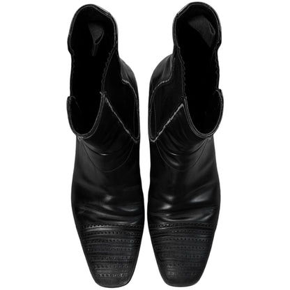 Prada Perforated Toe Chelsea Boots - AW07