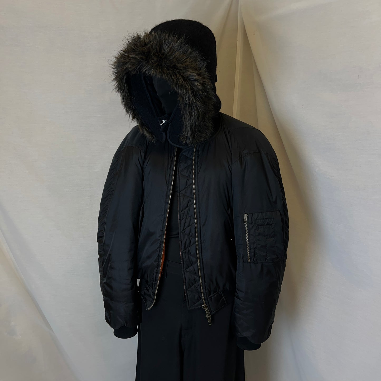 Comme des Garcons Homme Plus Zipped Fur Hood
