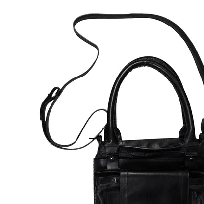 Dirk Bikkembergs Multi Bondage Strap Dual Leather Bag