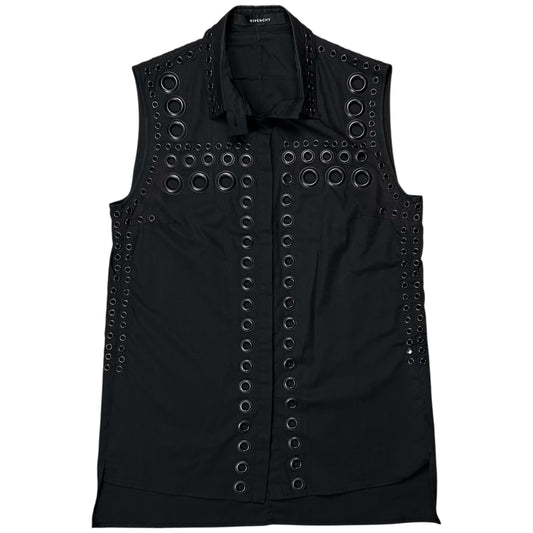 Givenchy Sleeveless Eyelet Shirt - SS11