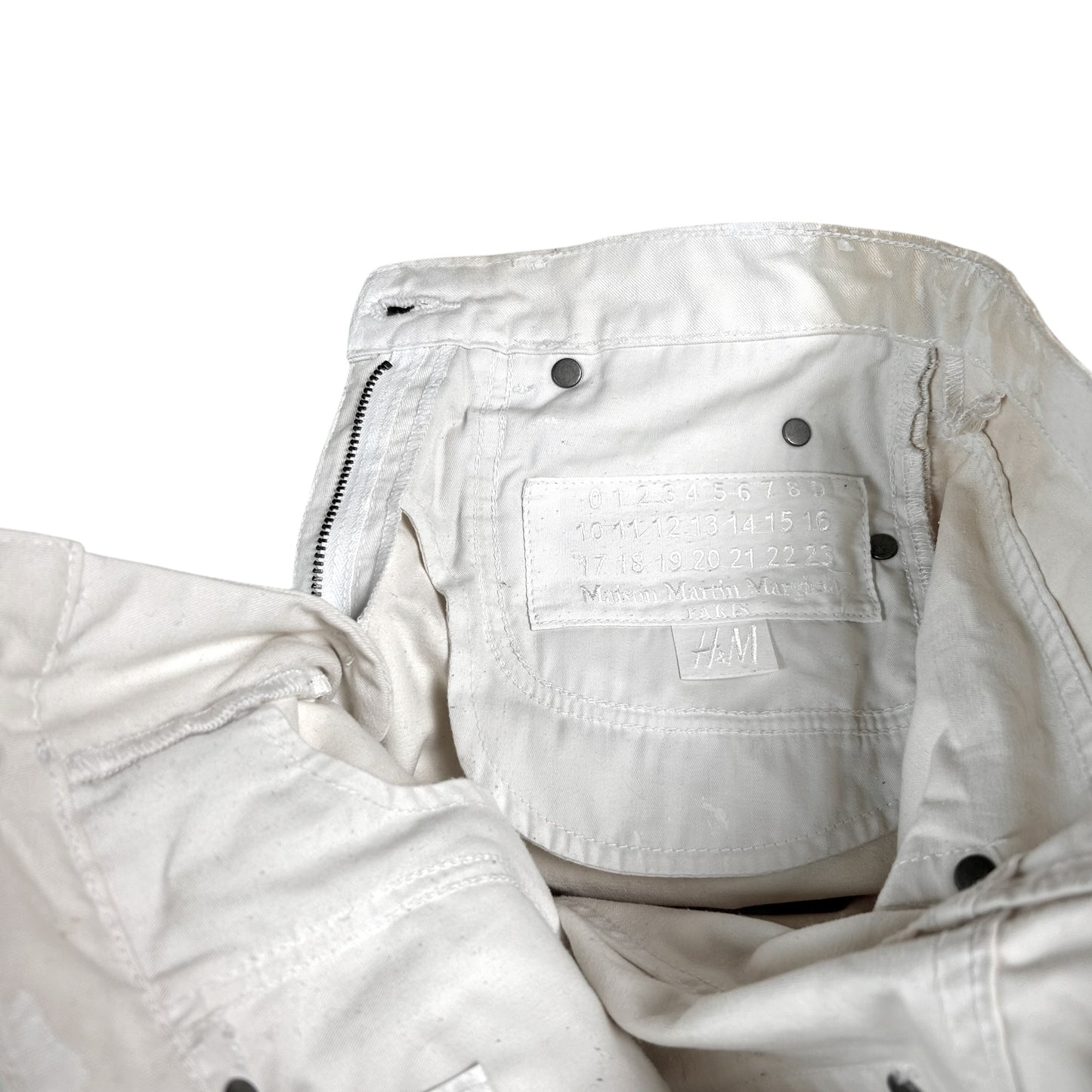 Maison Martin Margiela x H&M Painted Crack Jeans - AW12