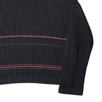 Raf Simons Slouchy Fisherman Stripe Knit Sweater - SS18