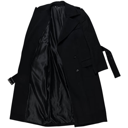 Gucci by Tom Ford Belted Shoulder Strap Cashmere Coat - AW03