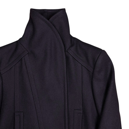 Gucci by Tom Ford Asymmetric Velcro Belted Cashmere Jacket - AW04