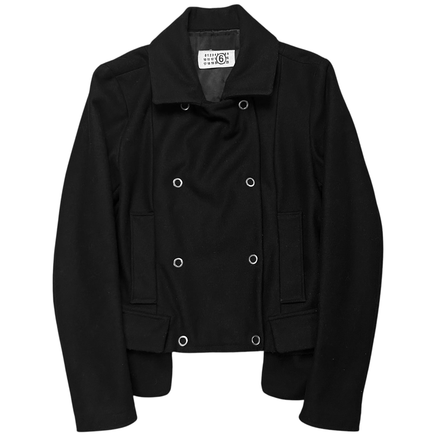 Maison Martin Margiela Deconstructed Ring Snap Wool Jacket - AW06