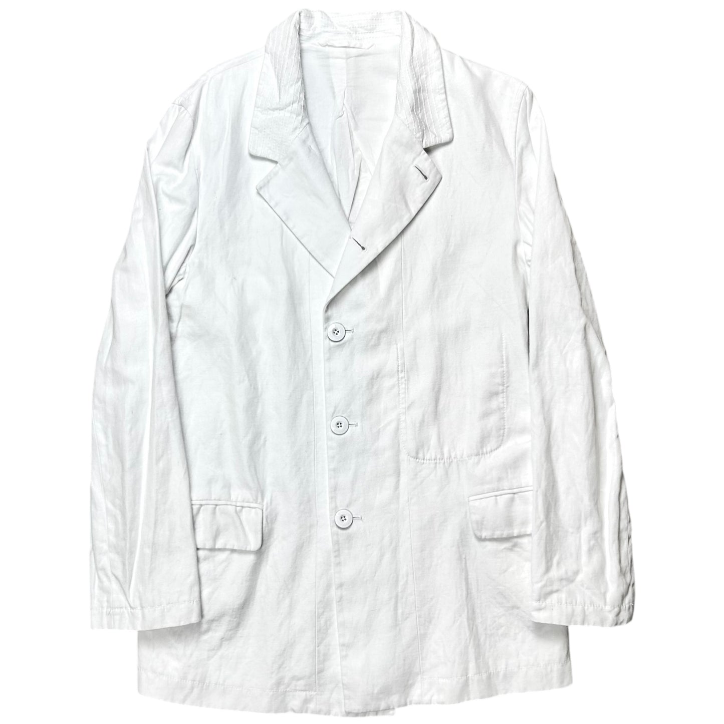 Ann Demeulemeester Hood Embroidered Field Jacket - SS14