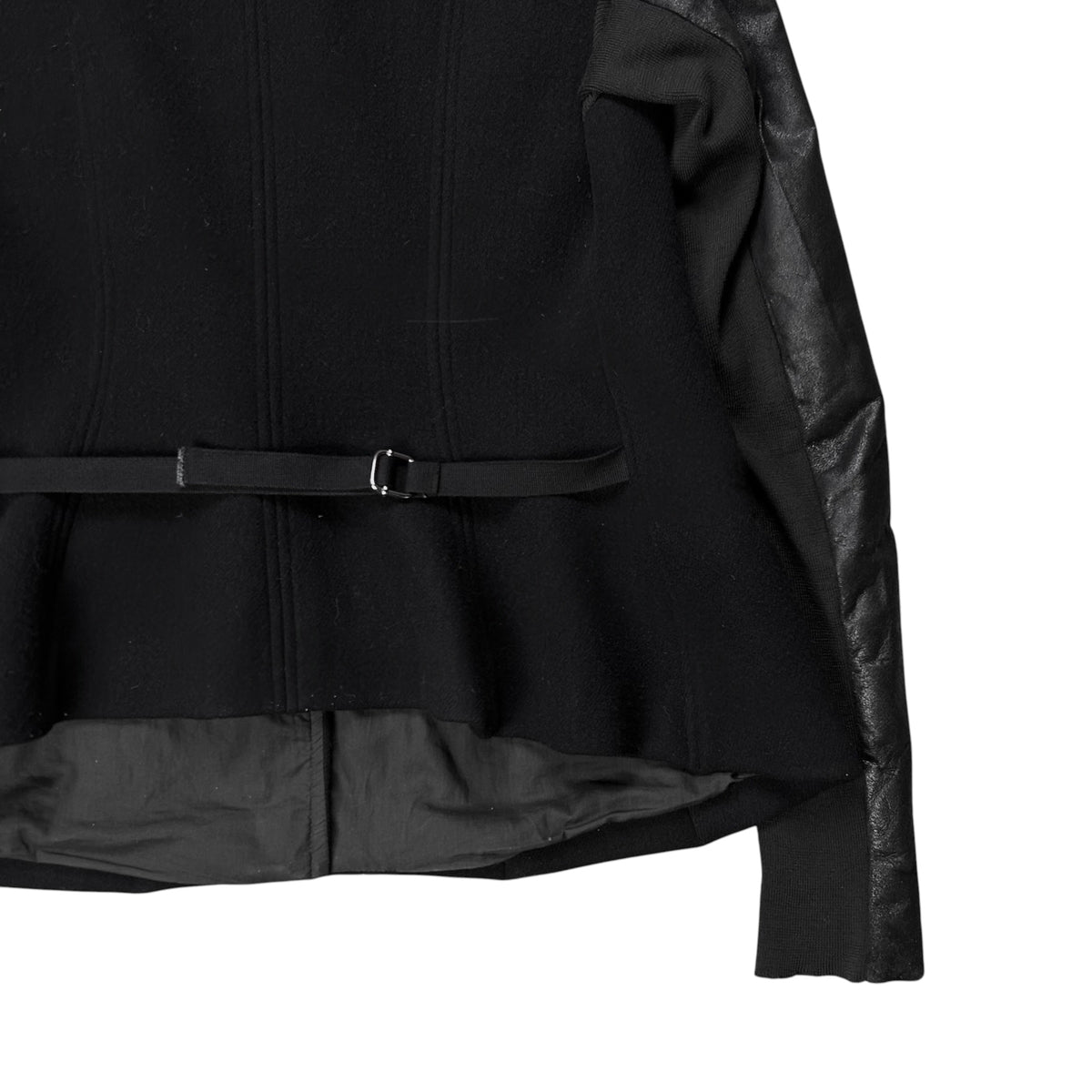 Rick Owens Strapped Leather Sleeve Stag Jacket - AW08