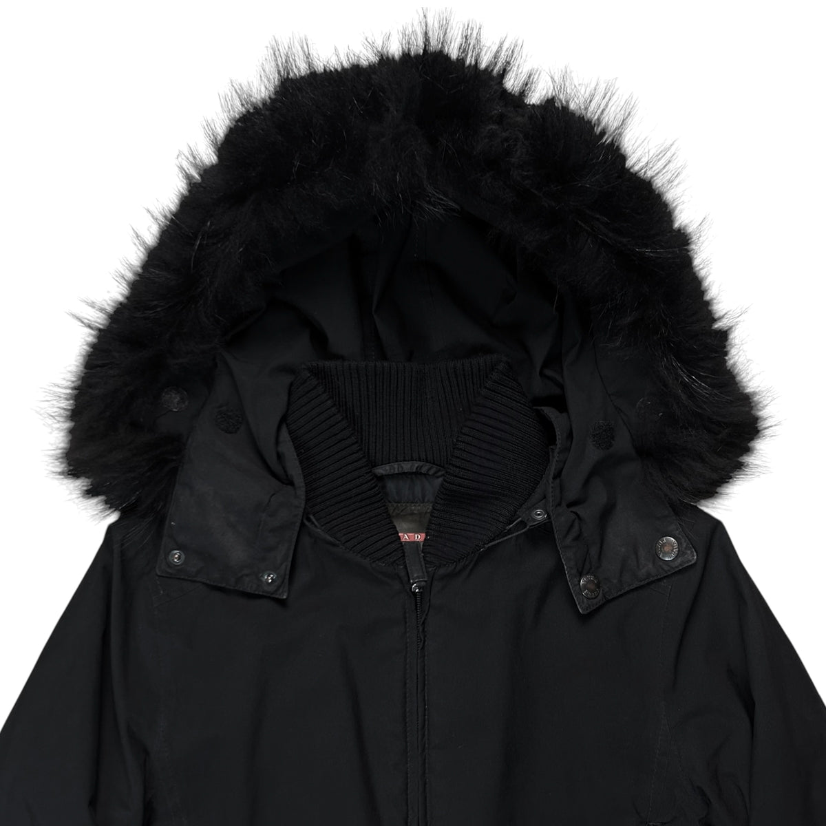 Prada Raccoon Fur Hood Parka - 2000s