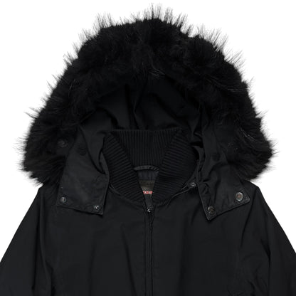 Prada Raccoon Fur Hood Parka - 2000s