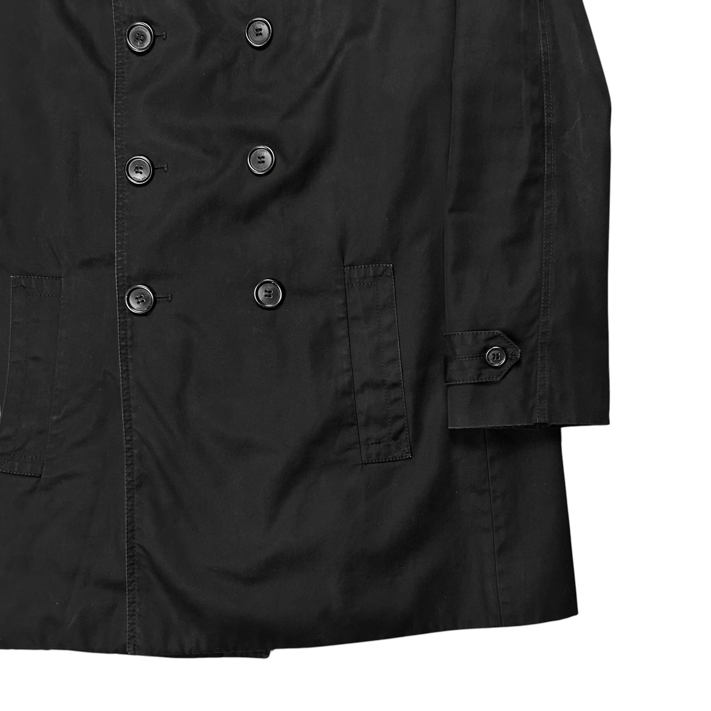 Dior Homme Back Pleated Military Trench Coat - AW08