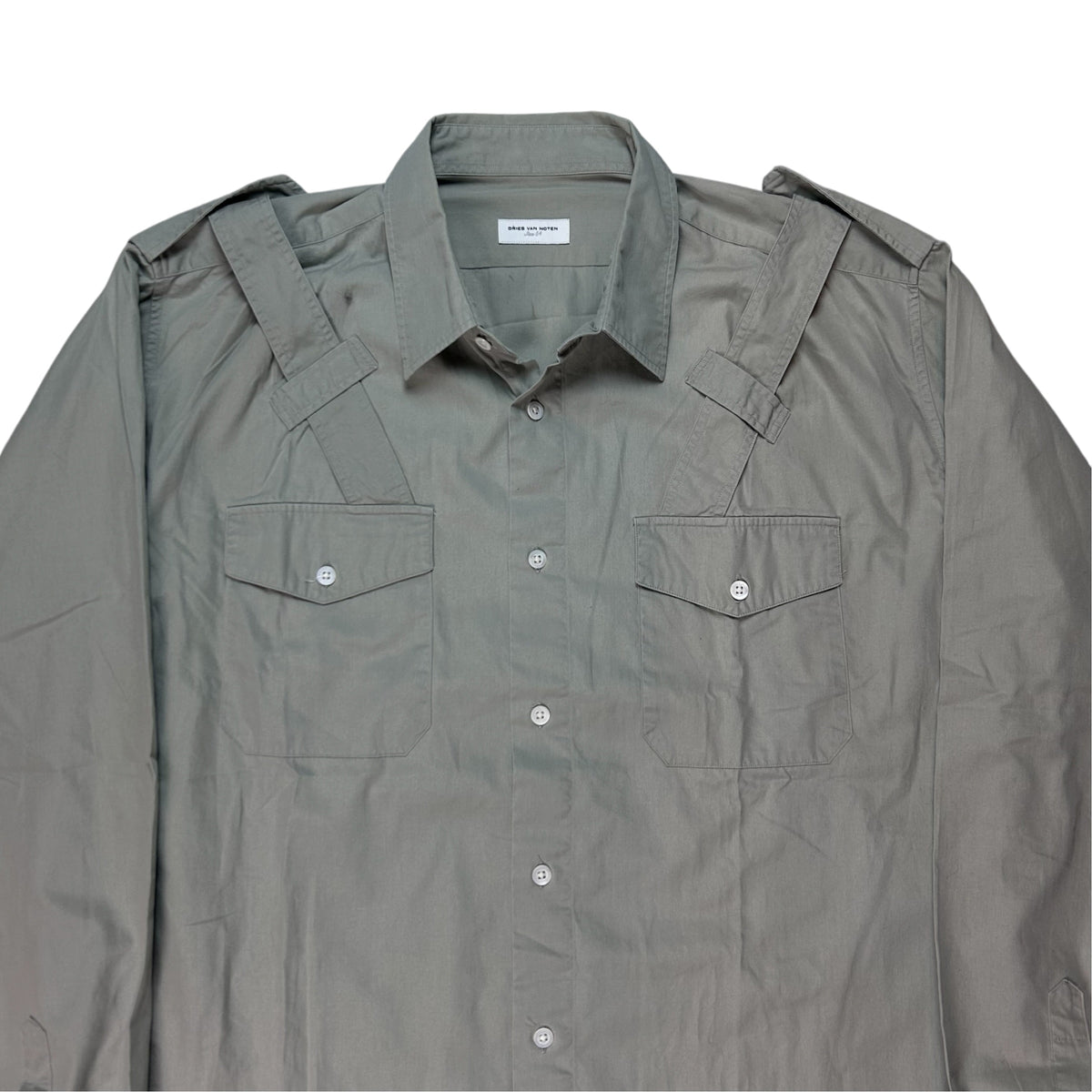 Dries Van Noten Bondage Strap Cargo Shirt - SS18