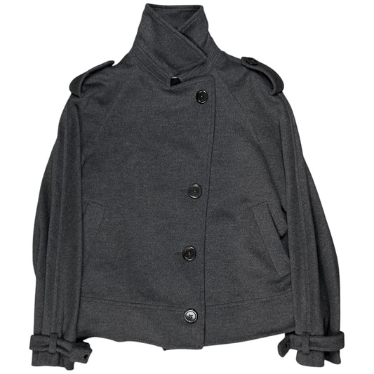 Jil Sander Sleeve Belted Angora Wool Peacoat - 2000s