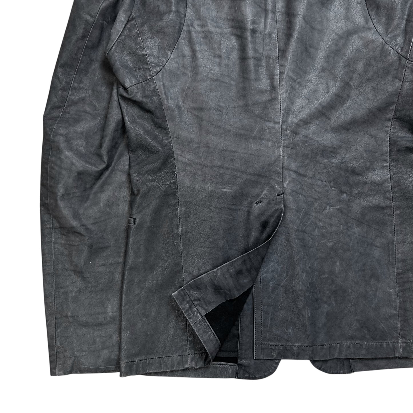 Jil Sander Dyed Leather Blazer - AW08