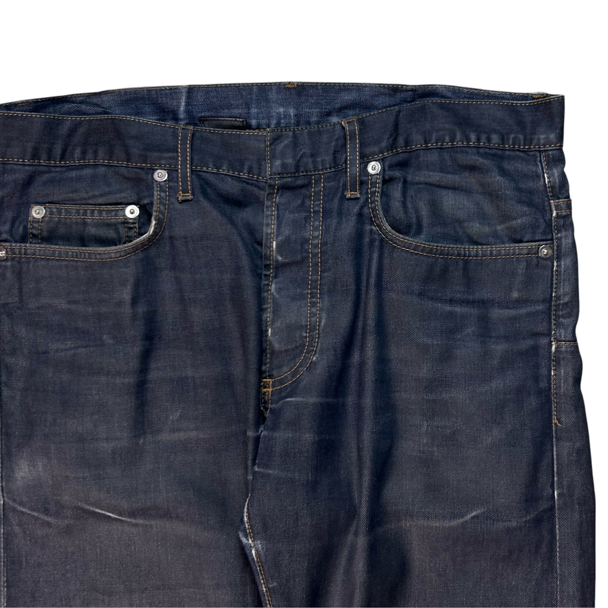 Dior Homme Waxed Raw Slim Jeans - AW08