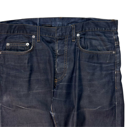 Dior Homme Waxed Raw Slim Jeans - AW08
