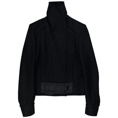 Gucci by Tom Ford Asymmetric Velcro Belted Cashmere Jacket - AW04