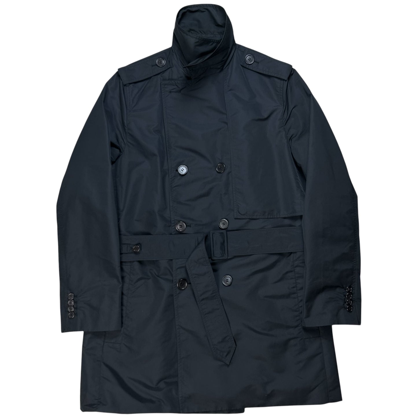 Dior Homme Back Panel Silk Trench Coat - SS08