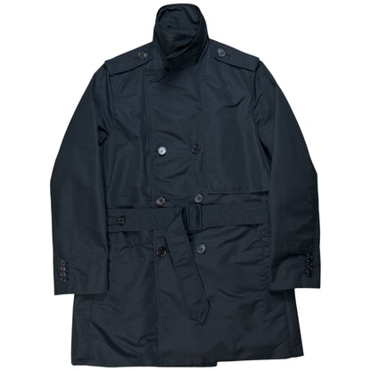 Dior Homme Back Panel Silk Trench Coat - SS08