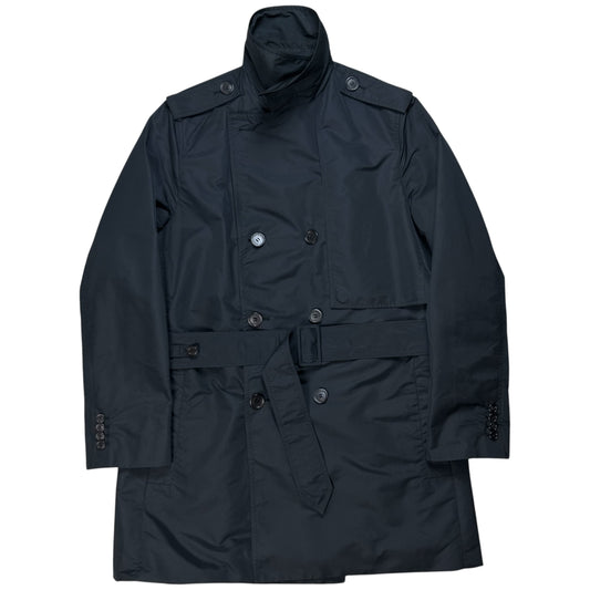 Dior Homme Back Panel Silk Trench Coat - SS08