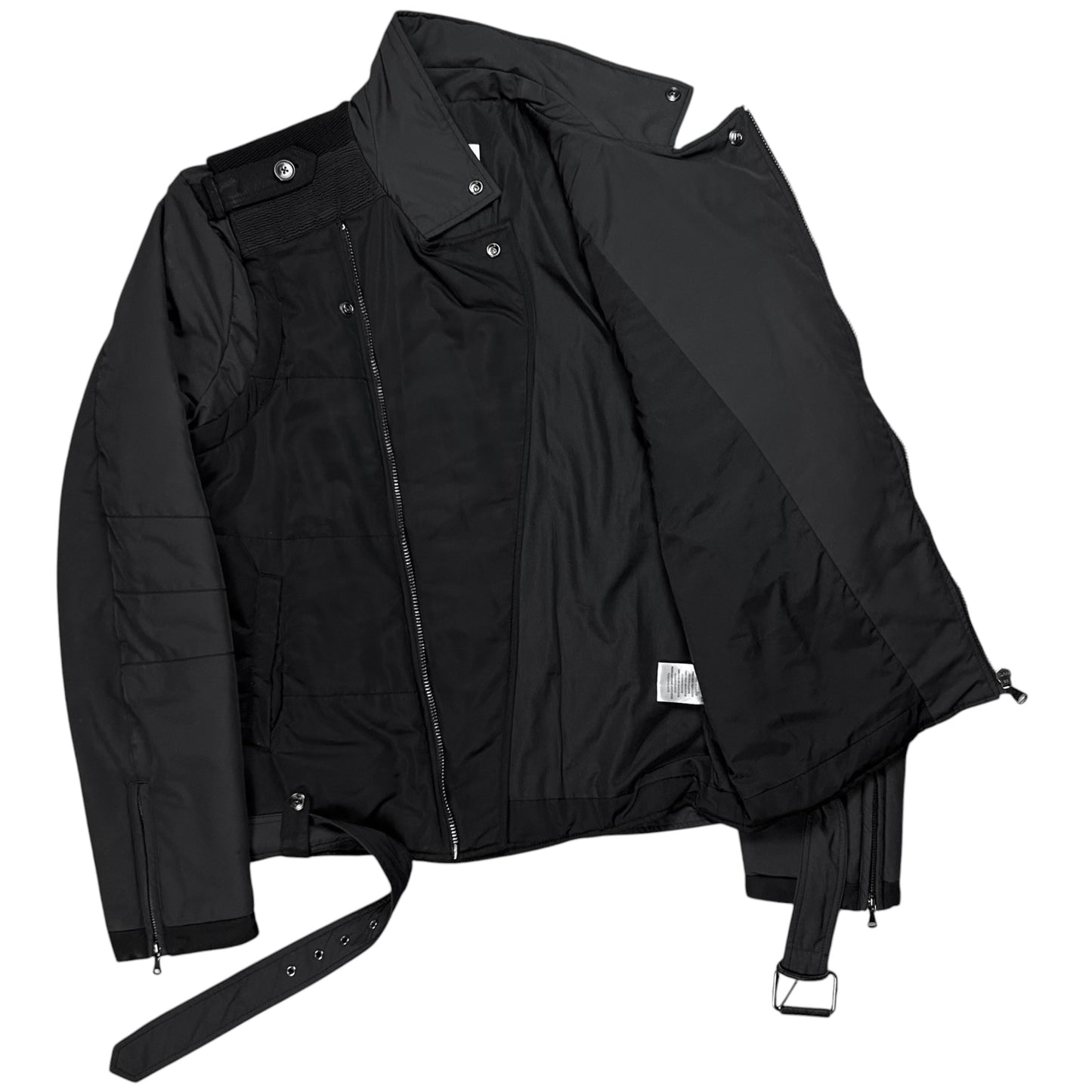 Pierre Balmain Belted Perfecto Shell Jacket - AW14
