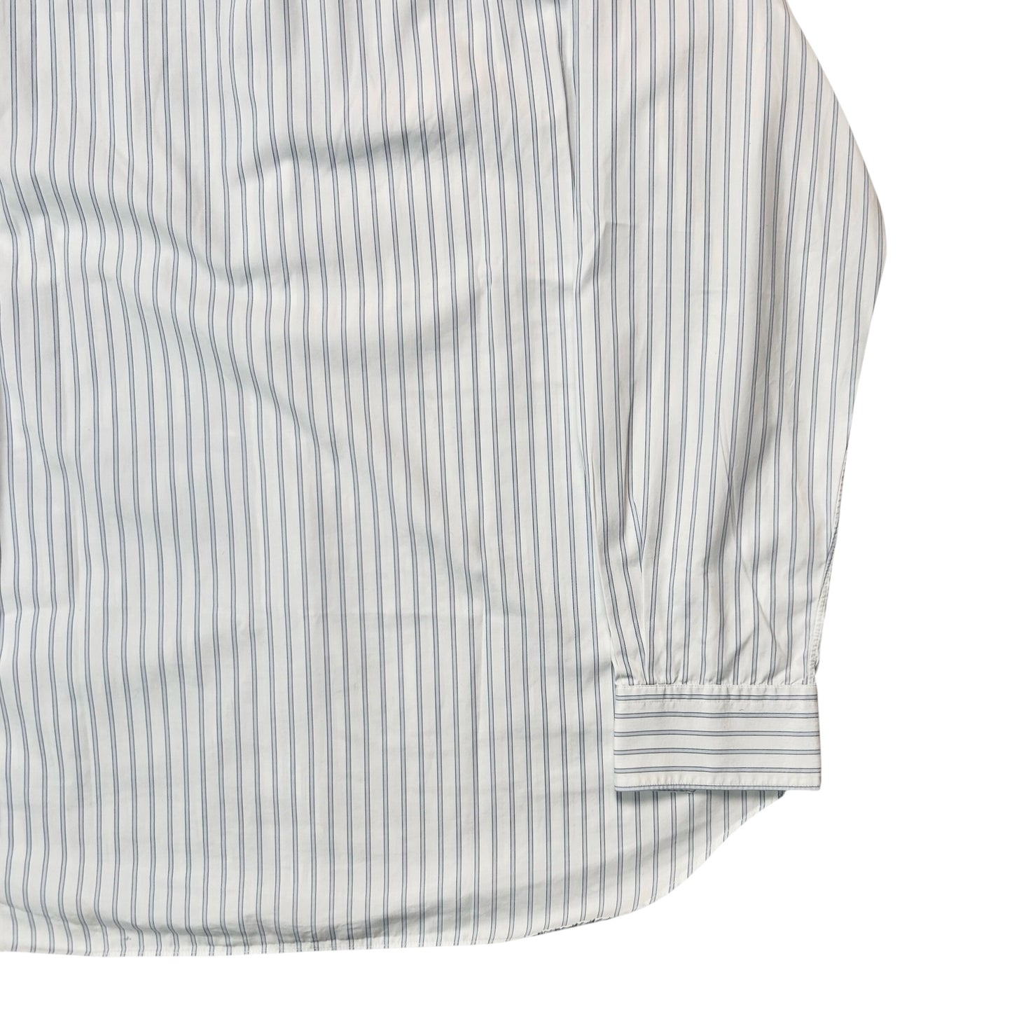 Comme des Garcons Shirt Airbrush Print Striped Shirt