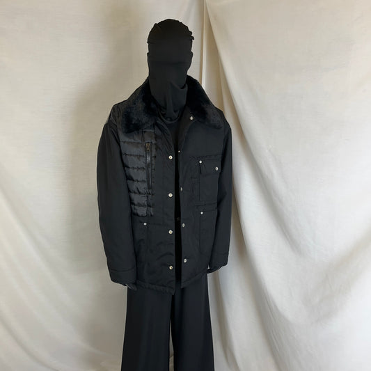 Maison Margiela Reversible Deconstructed Quilted Faux Fur Jacket - AW18