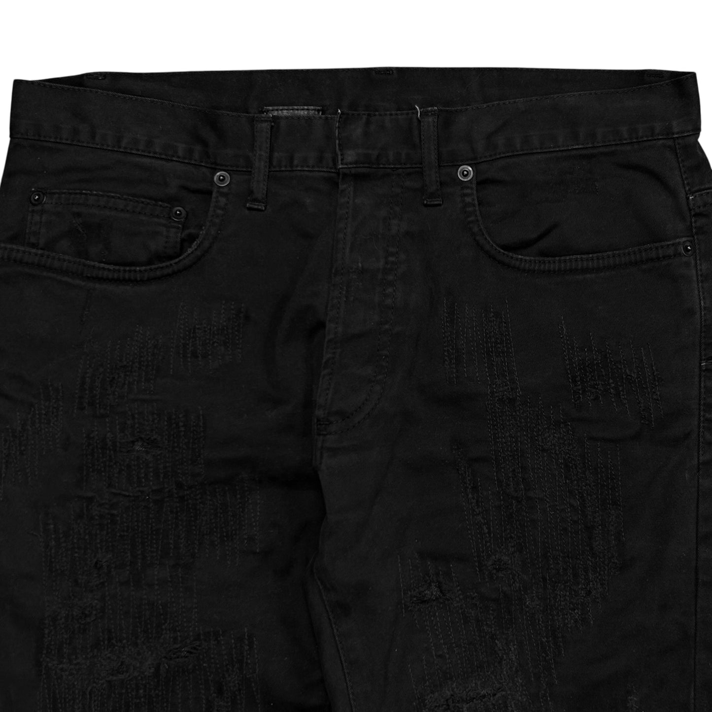 Dior Homme Stitch Repaired Skinny Jeans - AW11