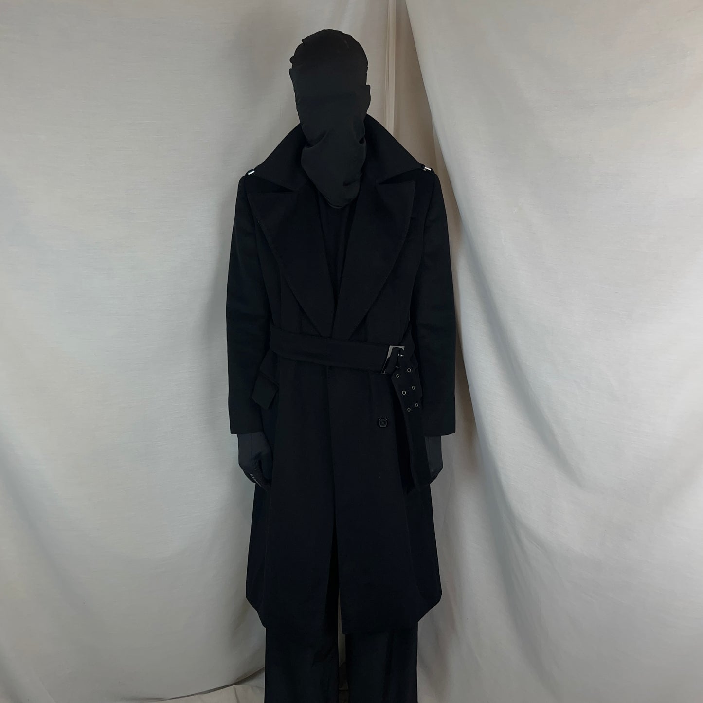 Gucci by Tom Ford Belted Shoulder Strap Cashmere Coat - AW03