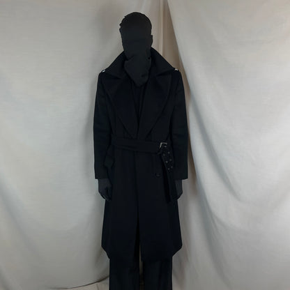 Gucci by Tom Ford Belted Shoulder Strap Cashmere Coat - AW03