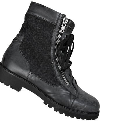 Maison Martin Margiela Double Zip Combat Boots