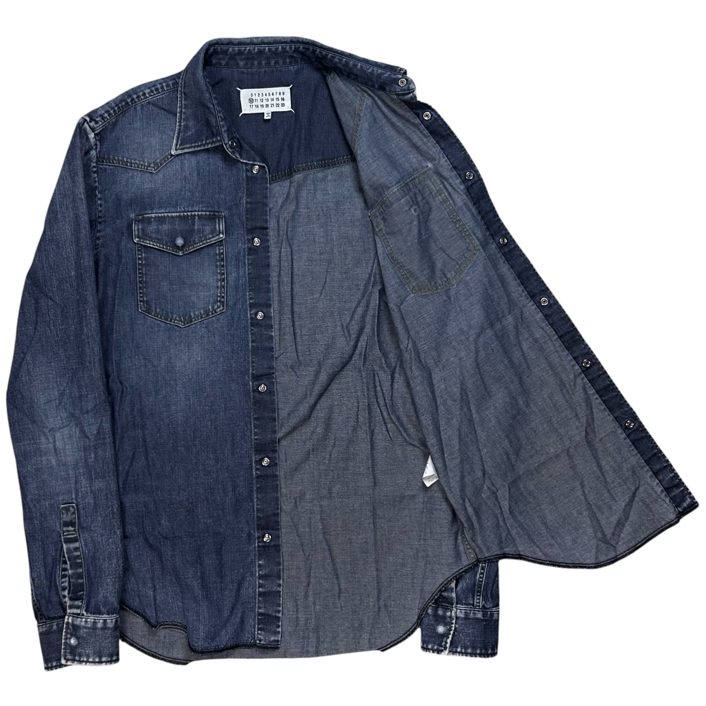 Maison Margiela Snap Denim Shirt - AW17