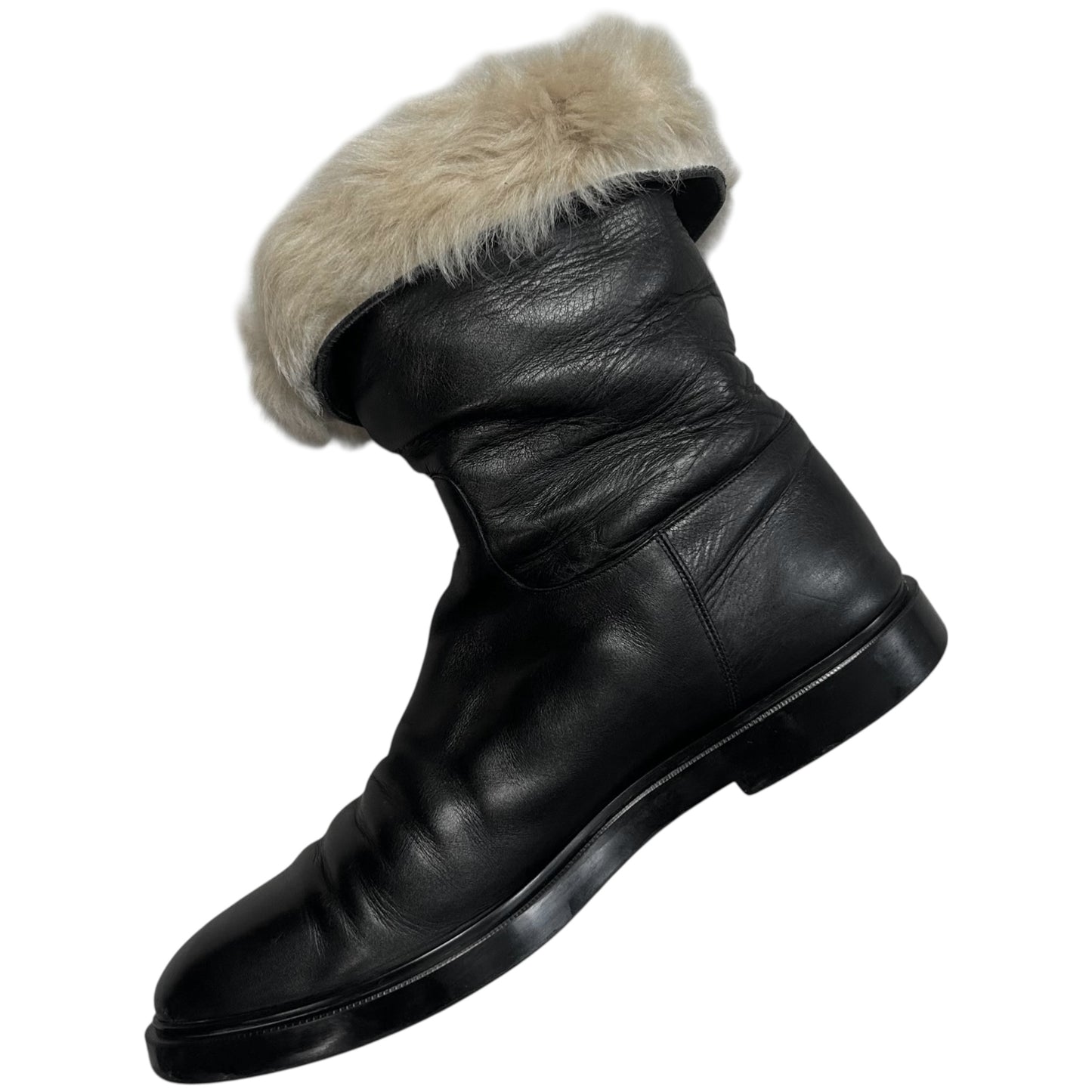 Gucci by Tom Ford Fur Lined Rider Boots