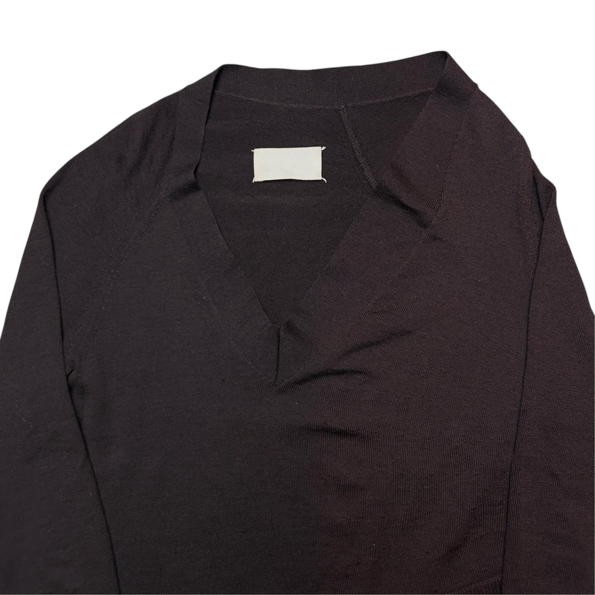 Maison Martin Margiela Asymmetric V-Neck Sweater - AW06