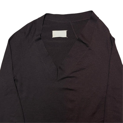 Maison Martin Margiela Asymmetric V-Neck Sweater - AW06