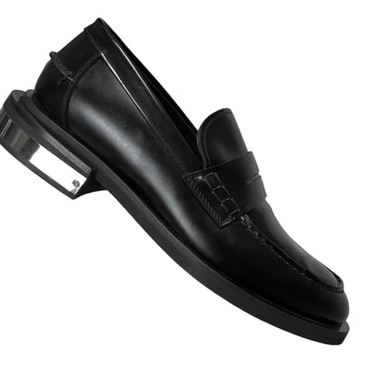 Dirk Bikkembergs Metal Heel Loafers - 2010s