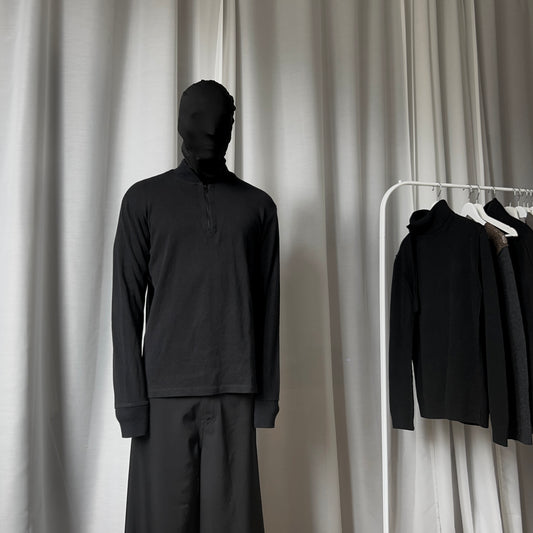 Yohji Yamamoto Pour Homme Zip Collar Sweater