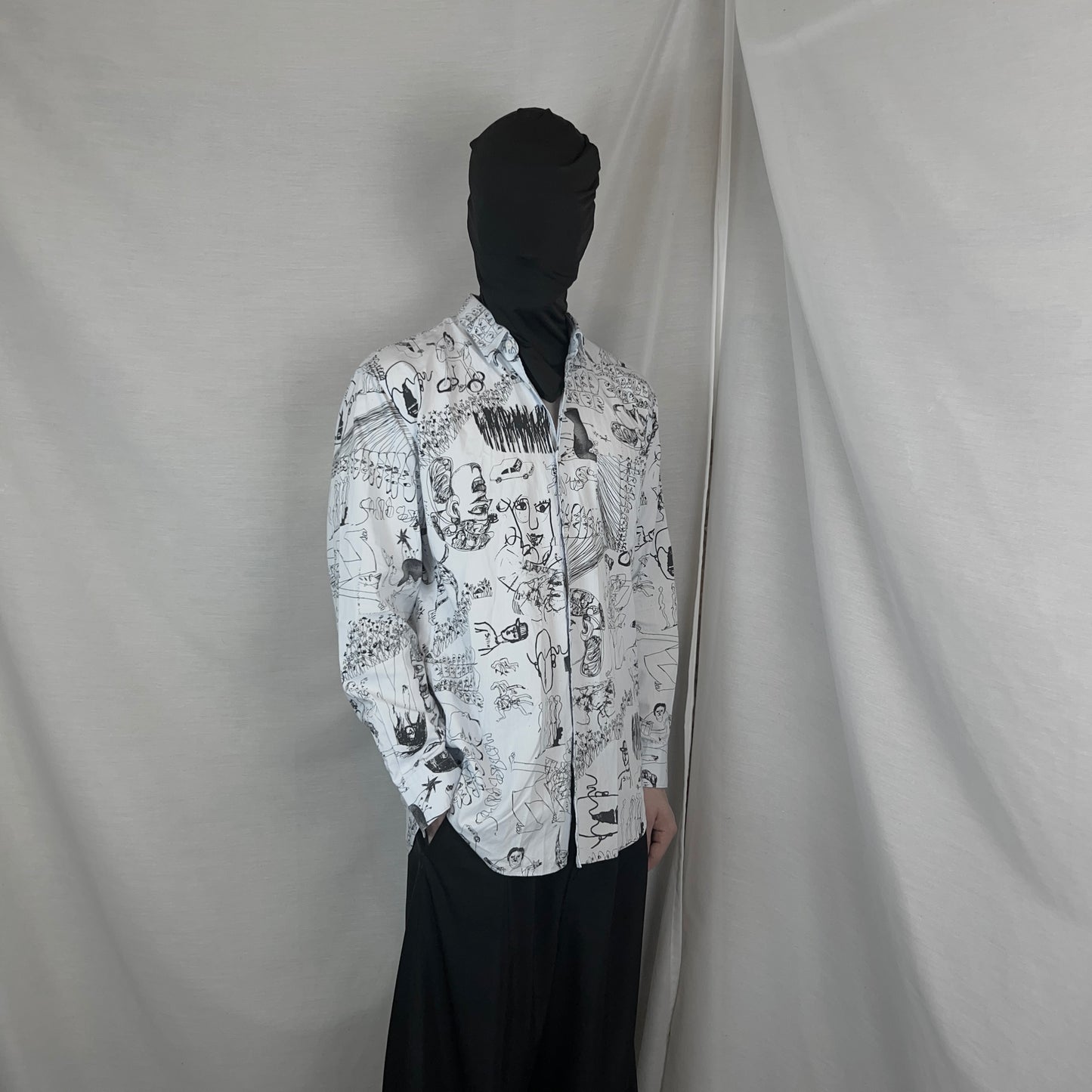 Comme des Garcons Shirt x Masaho Anotani Sketch Shirt - AW16