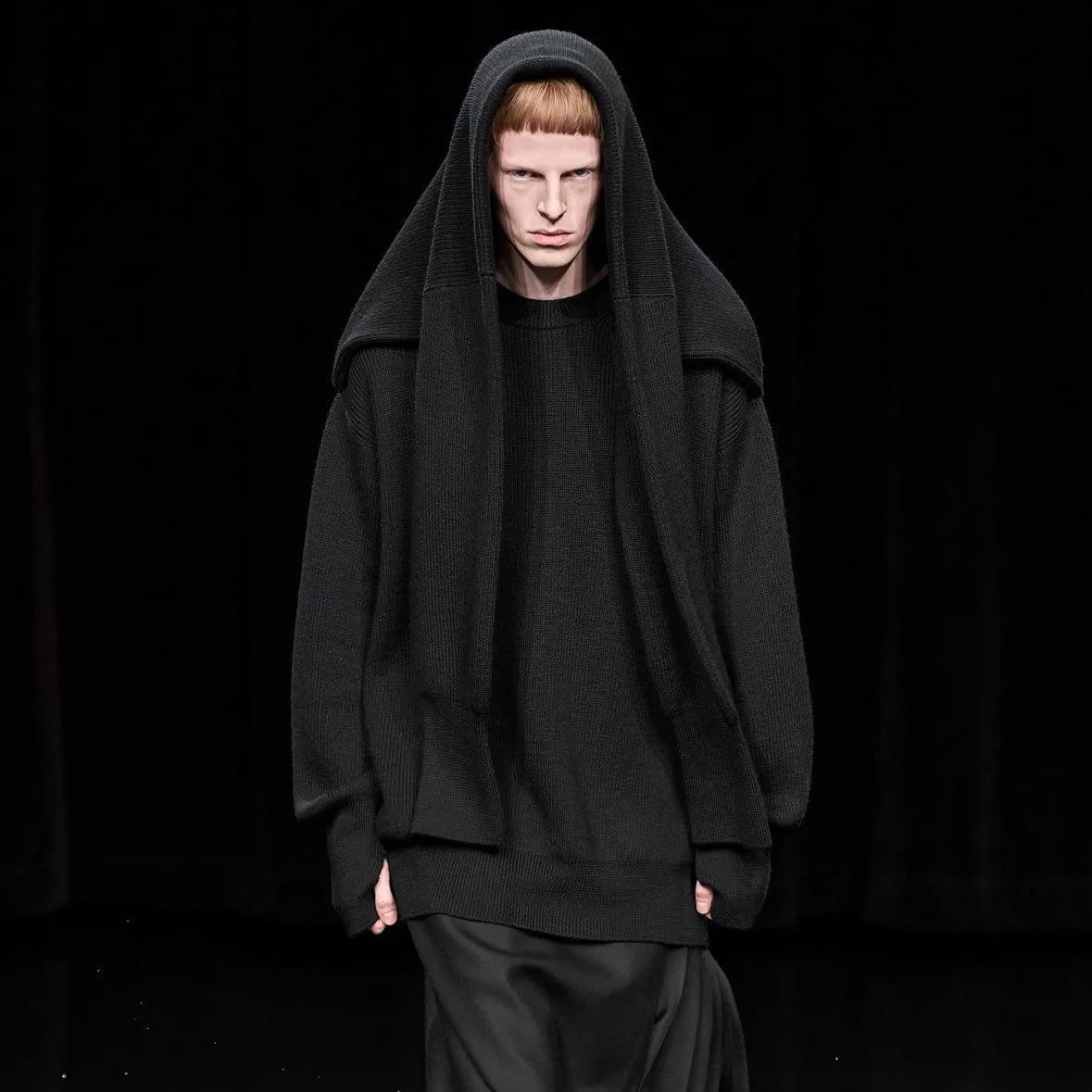 Balenciaga Double Sleeve Knit Sweater - AW20