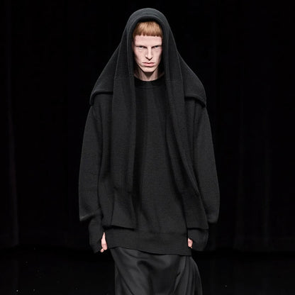 Balenciaga Double Sleeve Knit Sweater - AW20