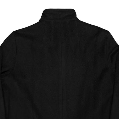 Balenciaga Panelled High Neck Wool Coat