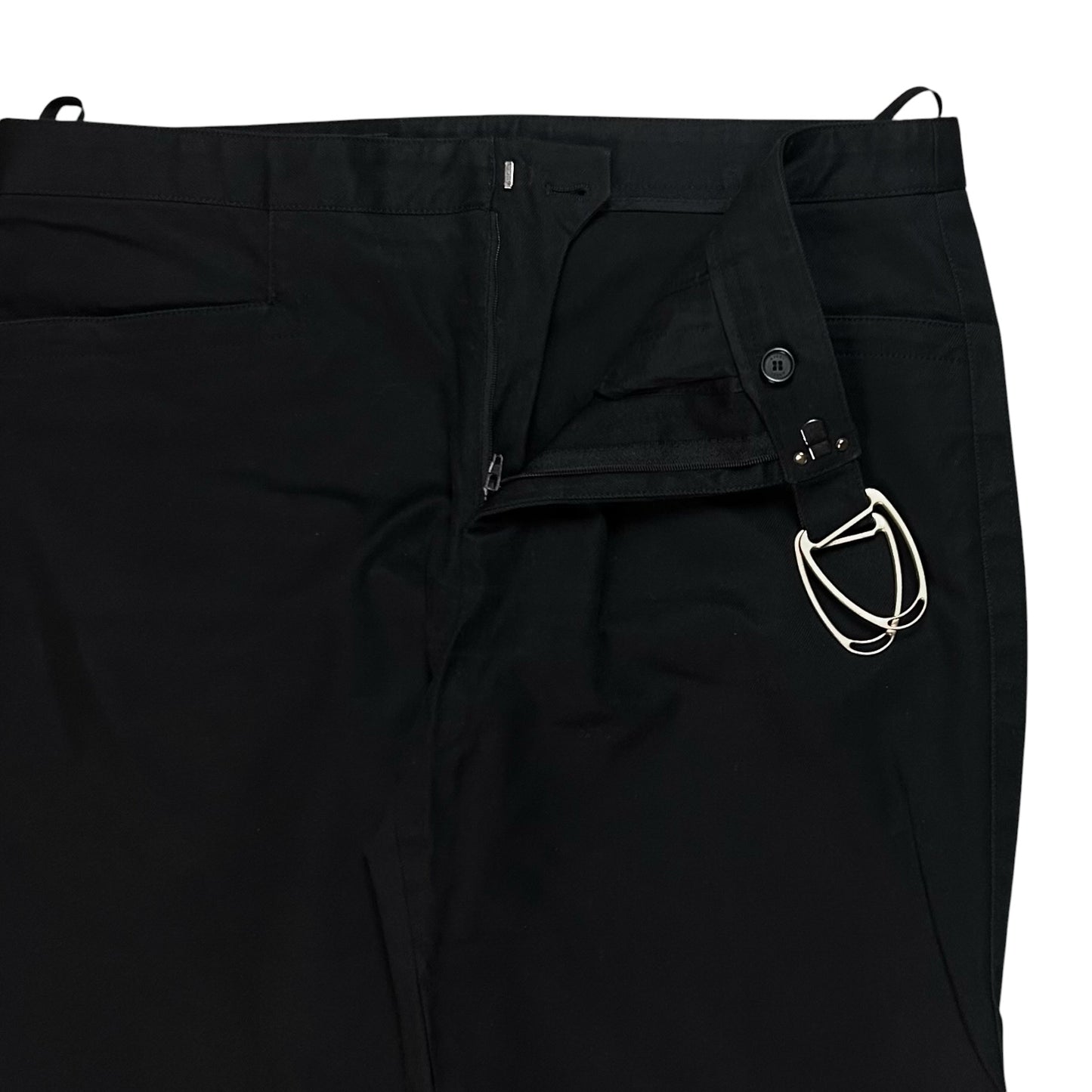 Gucci by Tom Ford Flared D-Buckle Belt Pants - AW03