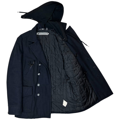 Dirk Bikkembergs Hooded Multi Pocket Caban Jacket