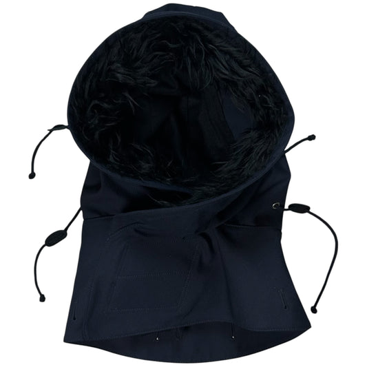 Comme des Garcons Shirt Velcro Faux Fur Hood - AW22