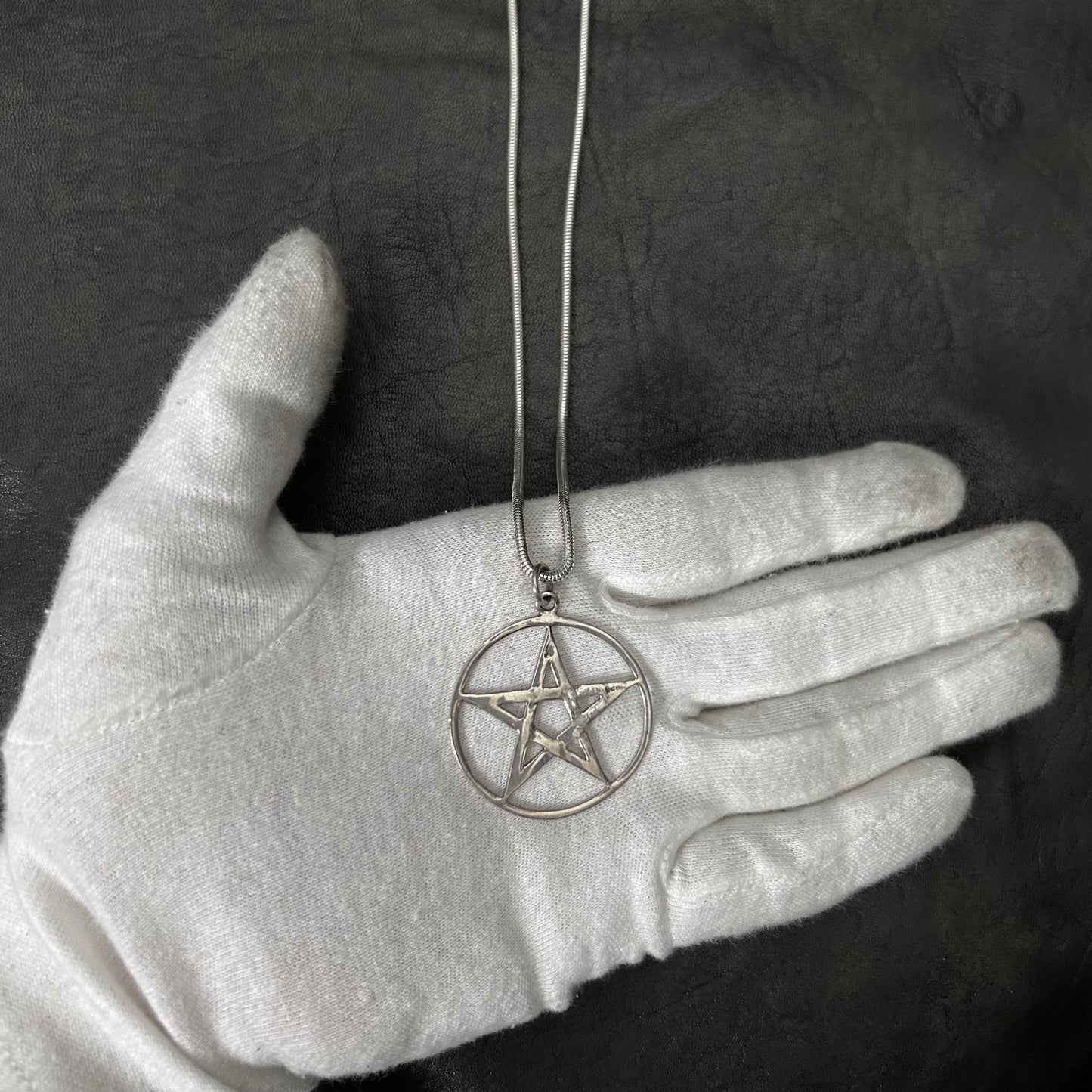 Circled Pentagram Pendant