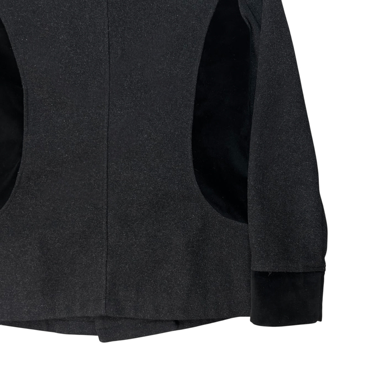 Comme des Garcons Homme Velour Appliqué Officer Jacket - SS06
