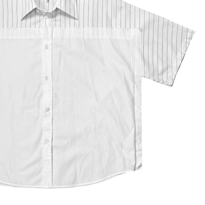 Maison Margiela Striped Patchwork Layer Shirt - SS20