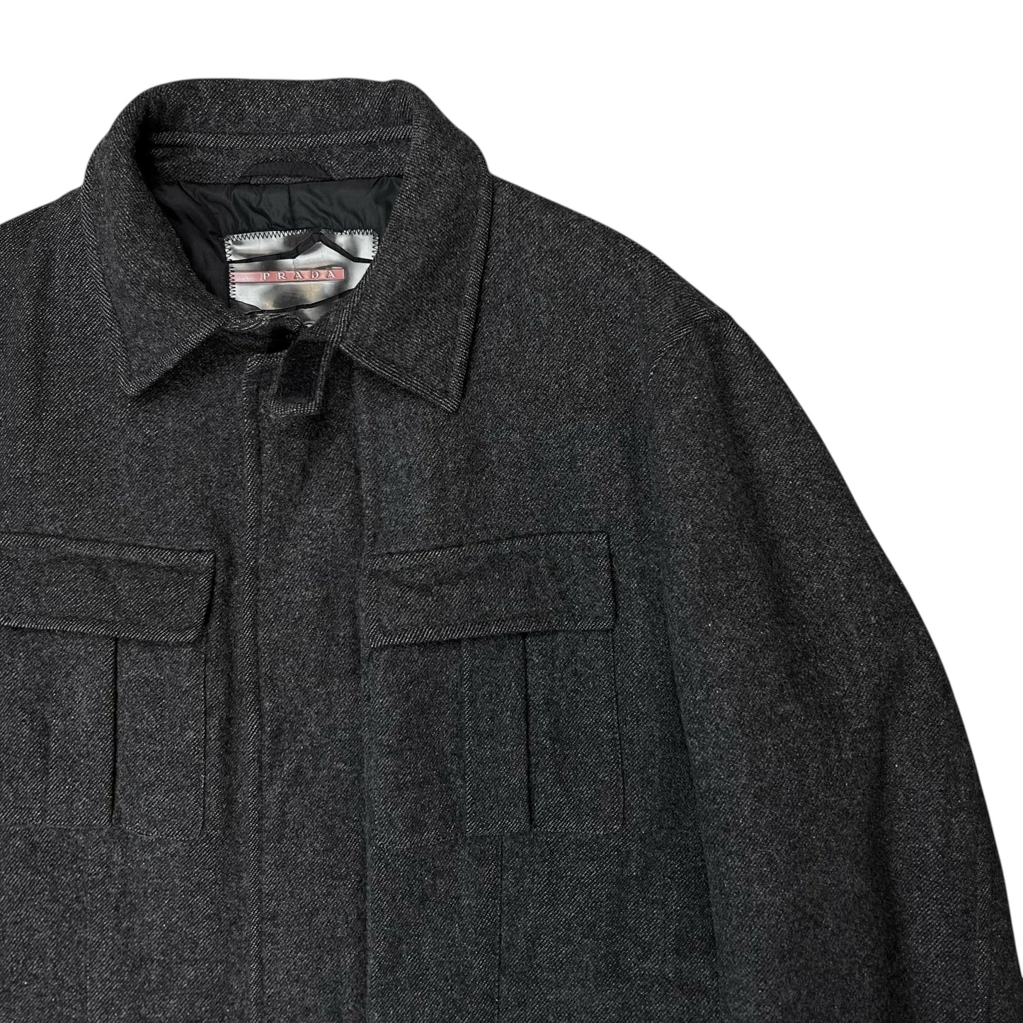 Prada Velco Officer Wool Jacket