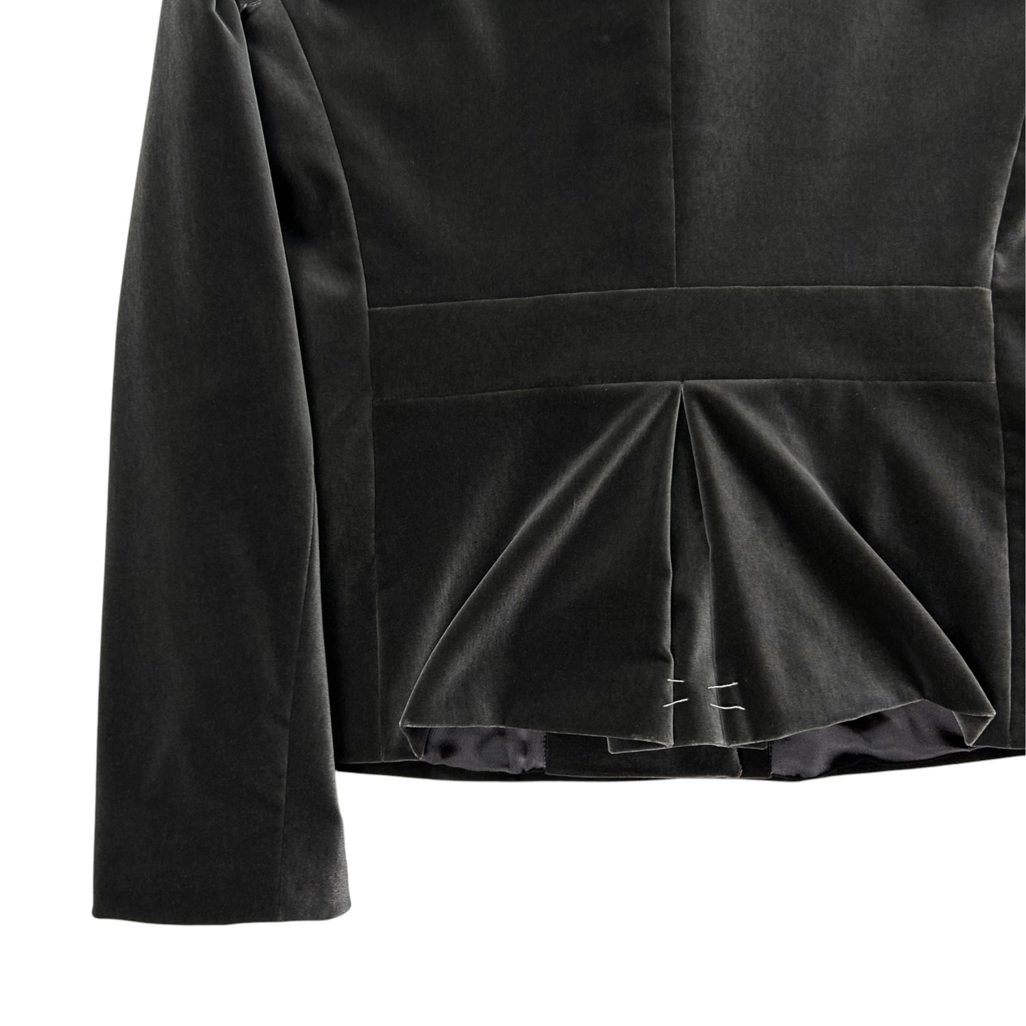 Jil Sander by Raf Simons Velour Snap Blazer - 00s
