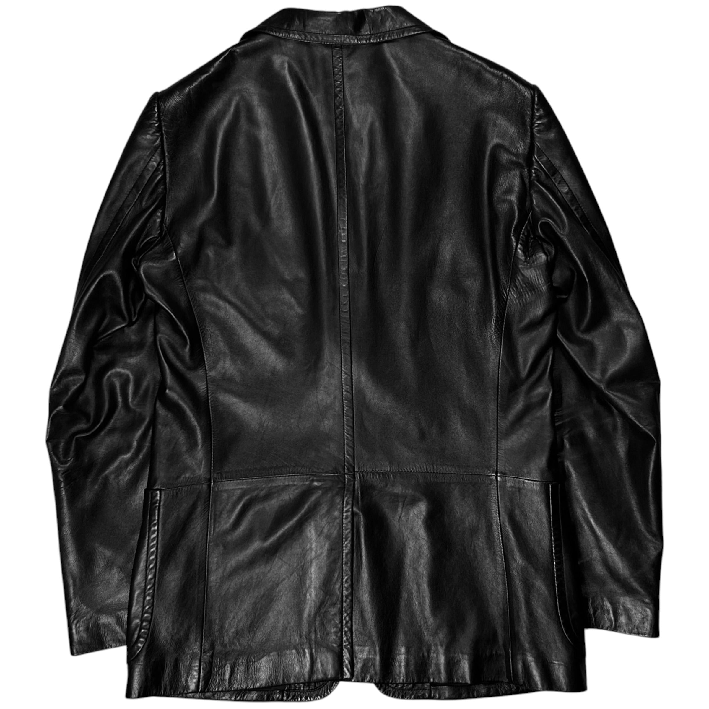 Gucci by Tom Ford Leather Blazer - AW03 – Vertical Rags